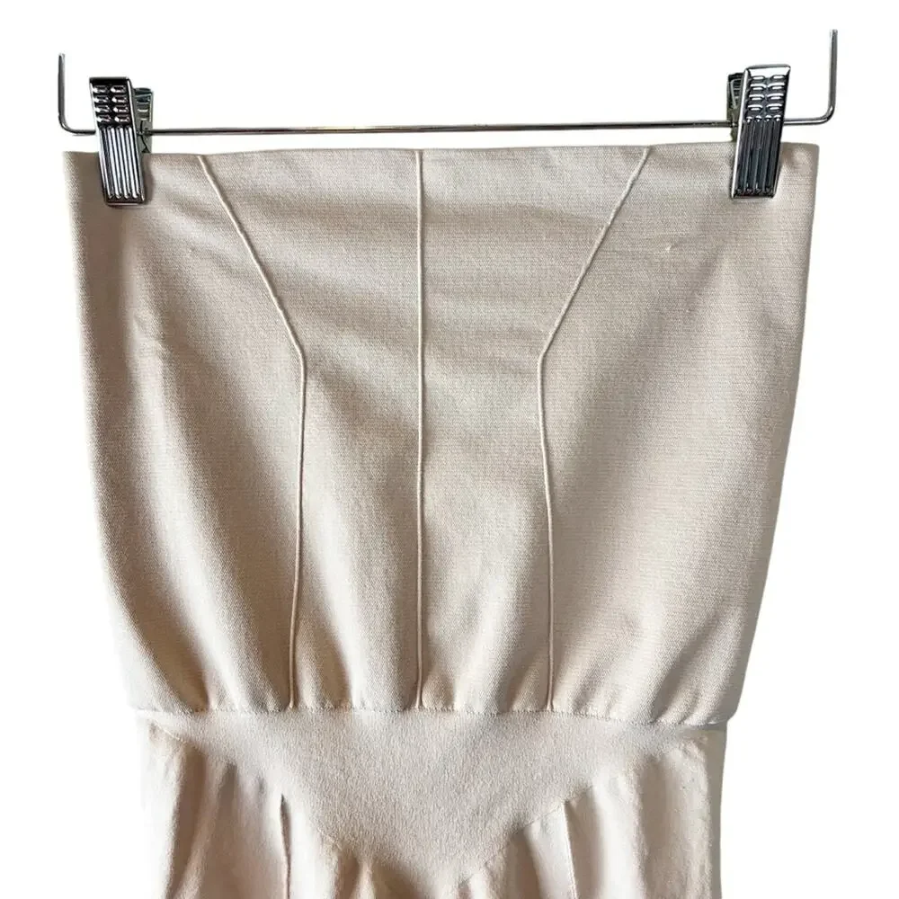 SPANX Red Hot‎ Firm Control High Waist Shaping Shorts Briefs XL Beige